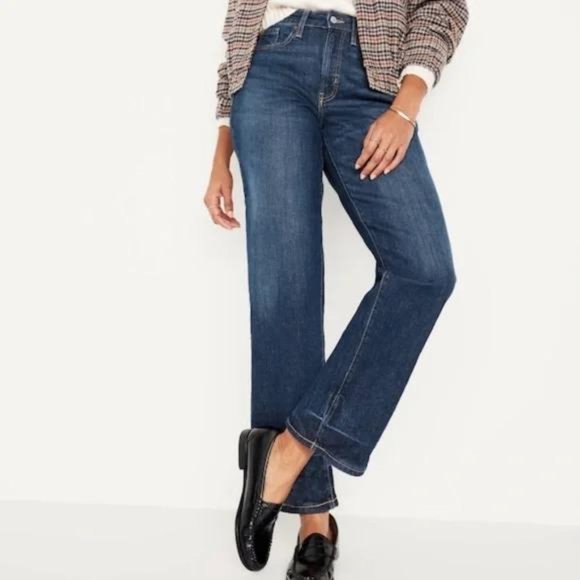 NWT Old Navy Curvy High-Waisted OG Loose Jeans - Picture 3 of 16